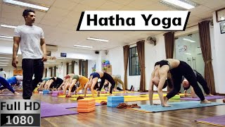 25 Minutes Intermediate Hatha Yoga Flow  Raja Gupta Yoga Class  Indian Yoga Teacher [upl. by Ecirtac]