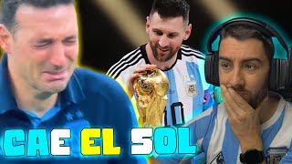 ARGENTINA  CAE EL SOL  CAMPEONES DEL MUNDO  REACCION  ElShowDeJota [upl. by Leonanie]