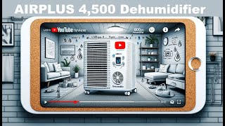 Experts Agree AIRPLUS 4500 SqFt 70 Pint Dehumidifier Review [upl. by Naujd]