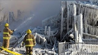 Five Killed in Canadian Retirement Home Fire [upl. by Haisej]