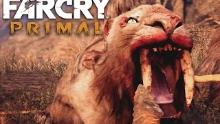 Far Cry Primal Bloodfang Sabertooth Hunt  Boss Fight [upl. by Regan]