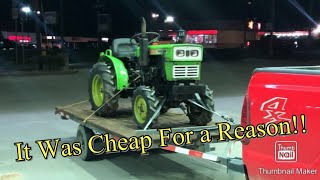 Buying The Cheapest Small 4x4 Tractor [upl. by Shimberg]