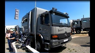 MERCEDES BENZ CAMPER TRUCK BABOO ON ATEGO 1225 AF 4X4 BY WOELCKE WALKAROUND  INTERIOR [upl. by Honeywell]