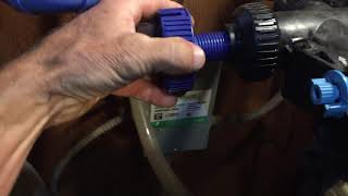 How to replace a flow meter on a Culligan High Efficiency Water Softener Part 5 [upl. by Siouxie]