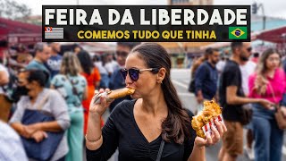 FEIRA DA LIBERDADE SP COMEMOS TUDO DA CULINÃRIA ASIÃTICA NO BAIRRO DA LIBERDADE ðŸ‡§ðŸ‡· [upl. by Ariajaj724]