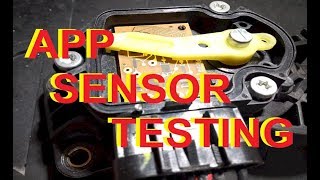 How to Test accelerator Position Sensor [upl. by Woothen]