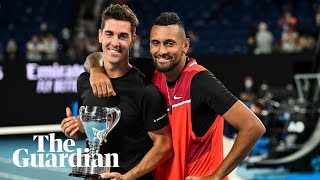 Nick Kyrgios on winning Australian Open doubles title A memory well never forget [upl. by Tunnell81]