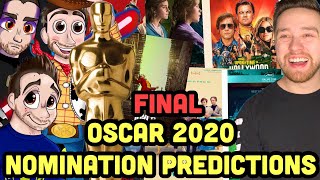 Final 2020 Oscar Nomination Predictions [upl. by Aniarrol]