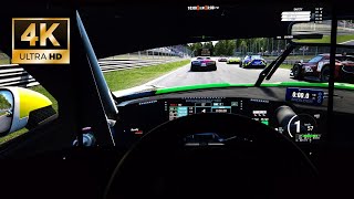 Assetto Corsa Competizione Porsche 911 GT3 at monza circuit  Triple screen ACC  T300 RS [upl. by Netta]