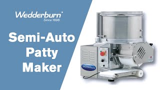 Food Processing Equipment  Semi Automatic Patty Maker  Wedderburn NZ [upl. by Asiled258]