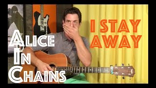 Guitar Lesson How To Play I Stay Away By Alice In Chains [upl. by Branham]