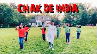 CHAK DE INDIA  Patriotic Dance  Independence  Republic Day Dance  Patriotic Dance for Kids [upl. by Pack]