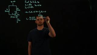 Circuits II  Emitter Stabilized Circuit  Example [upl. by Aevin]