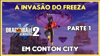 Derrotando o Exército do Freeza na invasão a Conton City  Dragon Ball XenoVerse 2 Parte 1 [upl. by Lounge]