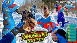 NERF GUN DINOSQUAD BATTLE  Nerf First Person Shooter [upl. by Adia]