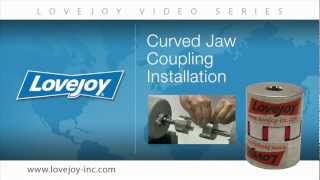 Lovejoy Standard Curved Jaw CJ Coupling Installation Video [upl. by Oicnaneb]