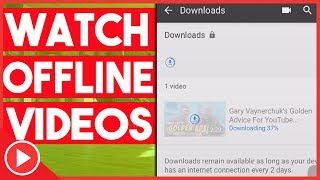 How To Watch YouTube Videos Offline Without YouTube Red [upl. by Diarmuid185]