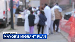 Chicago migrant plan details released by mayor [upl. by Ronyam149]