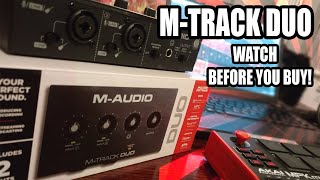 MAudio MTrack Duo  Watch this before you buy it  MTrack Duo Review New for 2021 [upl. by Eduam]