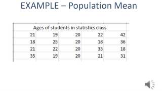 Intro to Statistics Lesson 3a Measures of Central Tendency [upl. by Gairc]