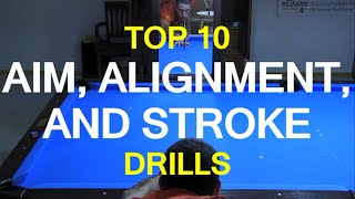 Top 10 Aim Alignment and STROKE DRILLS [upl. by Swane]