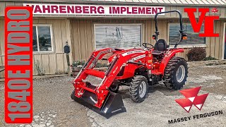 Massey Ferguson 1840E Hydrostat Compact Utility Tractor 394 Engine HP FLx2407 Loader [upl. by Htebazle591]