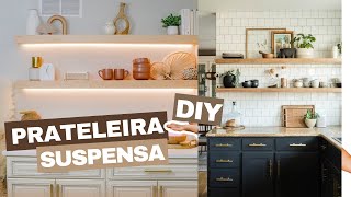 Prateleiras Suporte Invisível DIY Barato  Pri Inspira [upl. by Ahsirt349]