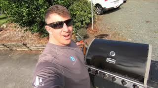 Converting Gas Grill to CHARCOAL BBQSmoker [upl. by Arnoldo]