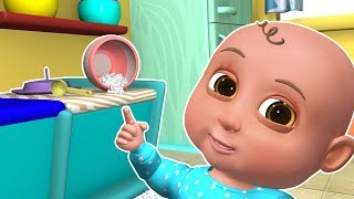 Johny Johny Yes Papa Nursery Rhyme  Daily Routine  3D Animation Rhymes for Kids [upl. by Giffard]