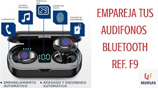 Cómo Sincronizar Audífonos Manos Libres Bluetooth F9 Rápidamente Actualizado [upl. by Akimaj913]