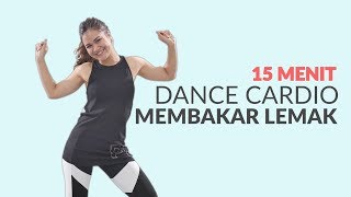 Membakar Lemak Seluruh Tubuh Dengan Gerakan 15 Menit Dance Cardio [upl. by Rbma]