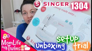 SINGER START 1304 SEWING MACHINE UNBOXING [upl. by Egnalos]