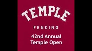 Strip 9  42nd Annual Temple Open 2022  Womens Saber Final [upl. by Hephzipah]