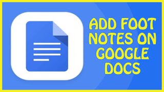 How to Add Footnotes in Google Docs 2023 [upl. by Schnurr479]