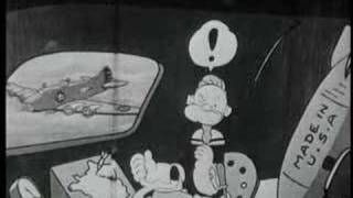 Hilarious Vichy Propaganda Mickey bombing France [upl. by Nanette249]