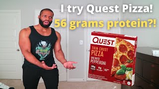 Quest Pizza Review  Protein Pizza  Realest Health Food Review [upl. by Asiaj]