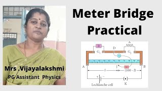 Meter Bridge Practical Class 12 Physics [upl. by Naehs]