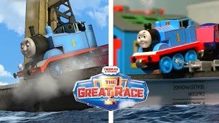 quotThomas Meets Ashimaquot Comparison I Thomas amp Friends The Great Race [upl. by Sirahc]