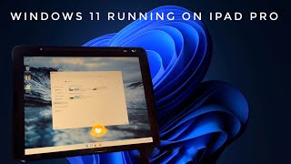 Windows 11 running on iPad Pro [upl. by Bertle]