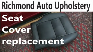 How to repair this Mercedes Benz Seat cover  Auto Upholstery [upl. by Grizelda]