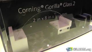 CES 2012 Gorilla Glass 2 Bending [upl. by Adnerb166]