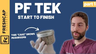 Start To Finish “PF Tek” For Growing Mushrooms At Home Part 1 [upl. by Aniehs]