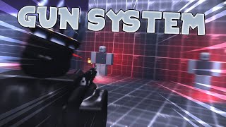 GUN SYSTEM SHOWCASE  ROBLOX STUDIO [upl. by Bindman]