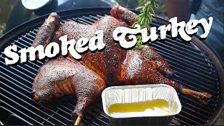 How to Smoke Turkey On a Weber Smokey Mountain [upl. by Nyrahs111]