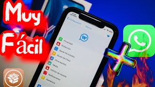 WhatsApp Plus en tu iPhone para SIEMPRE con TODAS las FUNCIONES ACTIVAS [upl. by Anaitsirk937]