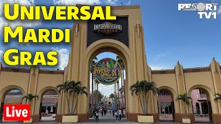 🔴Live Friday Night Live at Universal Studios Mardi Gras on Valentines Day  21425 [upl. by Gilliam]