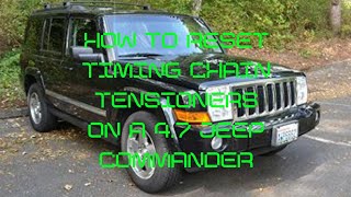 How to reset your tensioner on 24 liter GM engine [upl. by Otaner]