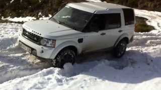 land rover discovery 4 en nieve 30122012 [upl. by Auhoj405]