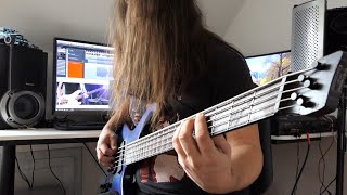 Infected Rain  Sweet Sweet Lies Cover Ibanez EHB1505MS [upl. by Onitselec]