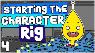 Starting the CHARACTER RIG  Toon Boom Harmony Rigging Tutorial  Part 4 [upl. by Tteirrah]